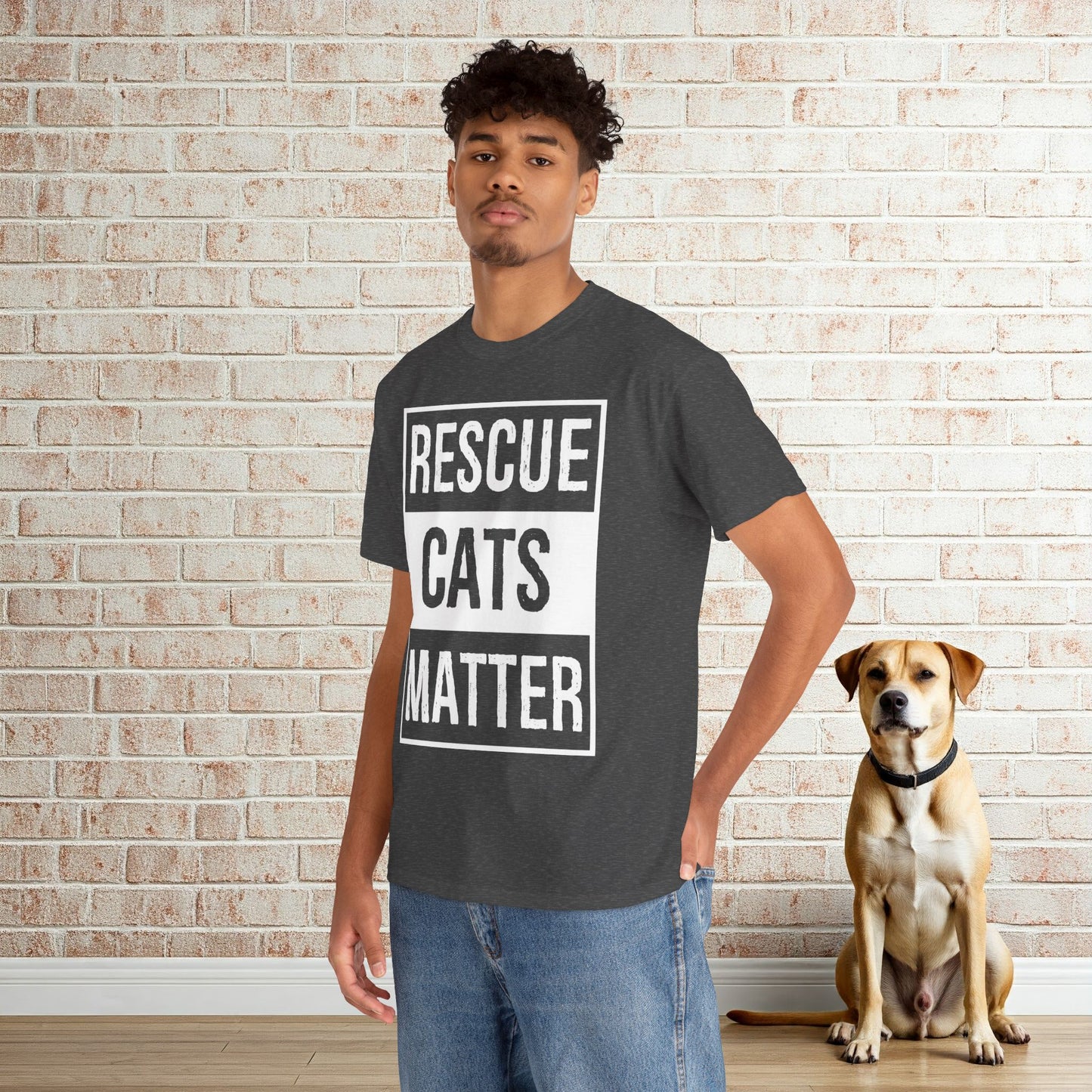 Rescue Cats Matter Cat Lover T-Shirt