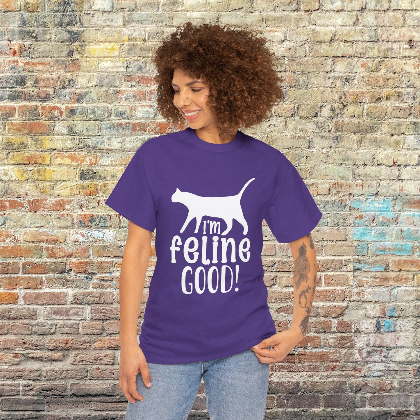 I'm Feline Good Cat Lover T-shirt