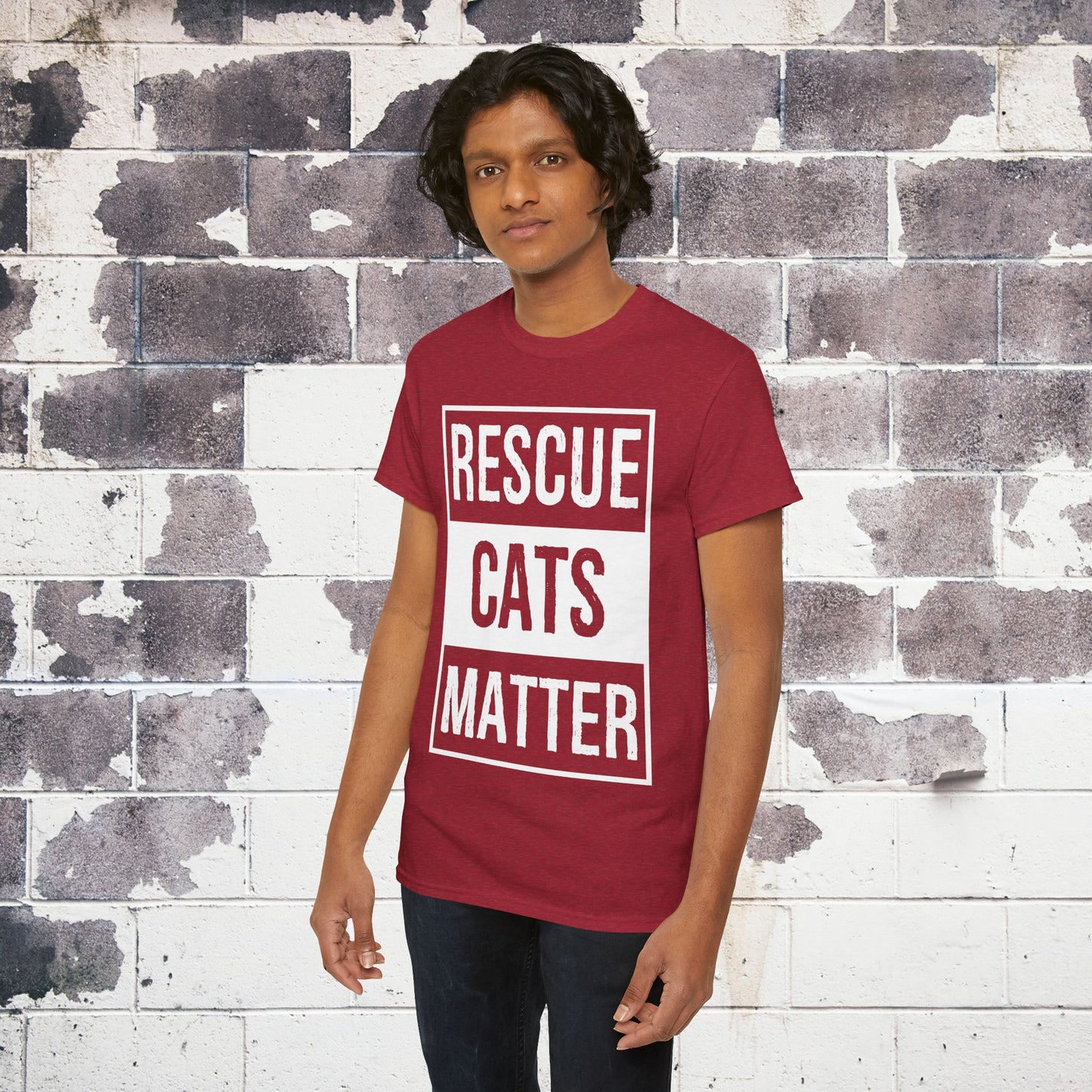 Rescue Cats Matter Cat Lover T-Shirt