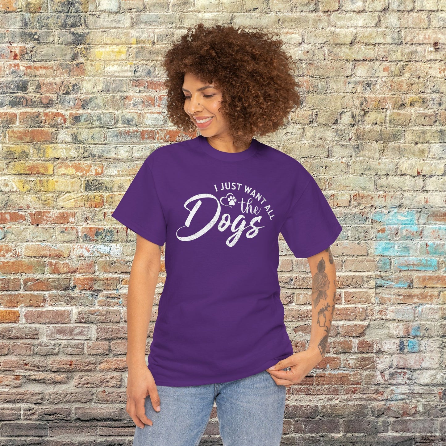 I Just Want All the Dogs Dog Lover Tee