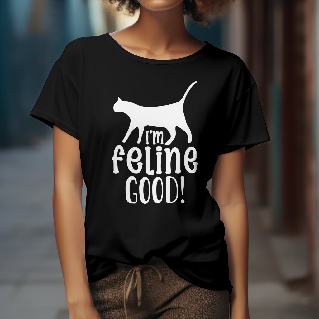 I'm Feline Good Cat Lover T-shirt