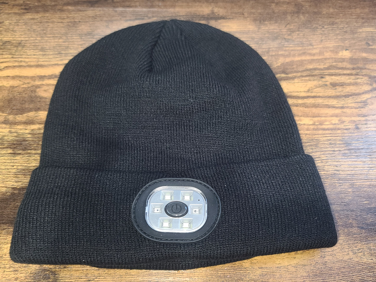 Headlight Beanie with Bluetooth Speakers and Mic