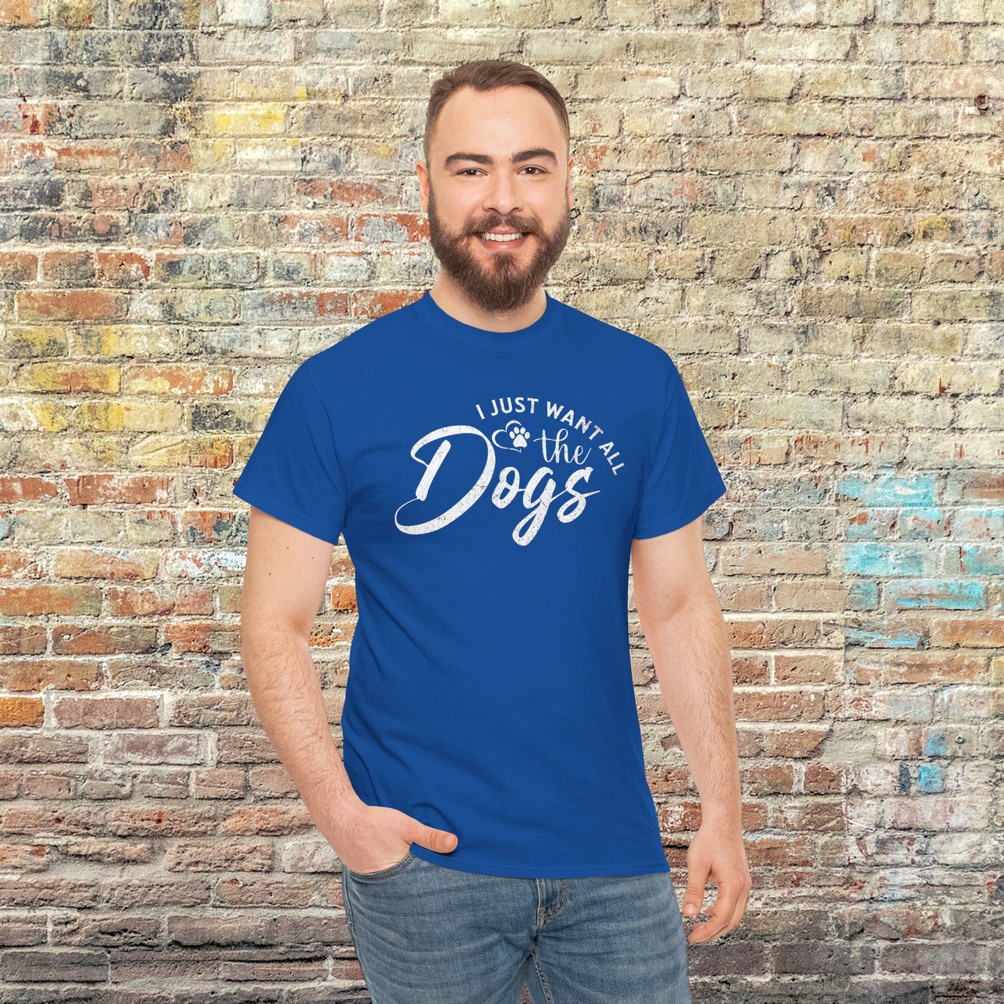 I Just Want All the Dogs Dog Lover Tee