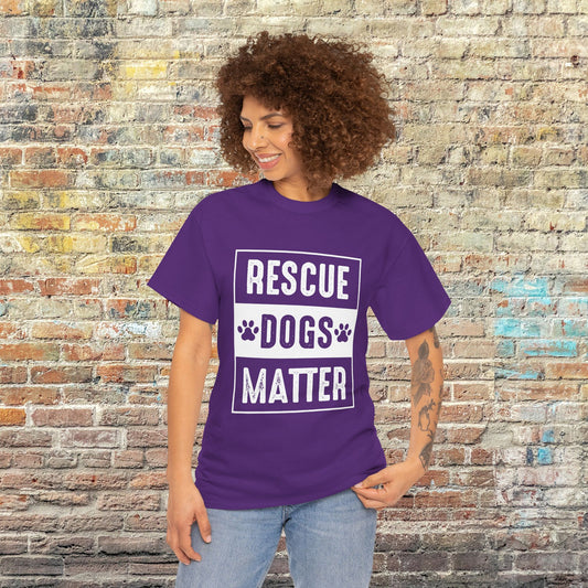 Rescue Dogs Matter Dog Lover's T-shirt