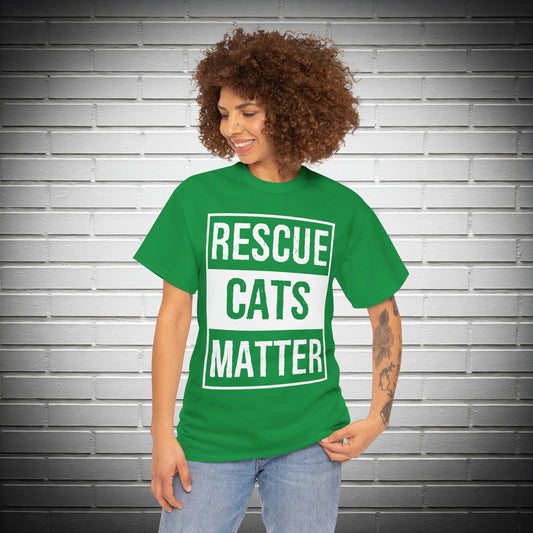 Rescue Cats Matter Cat Lover T-Shirt