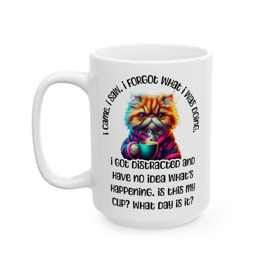 Funny Menopause Mug, Grumpy Cat Coffee Cup