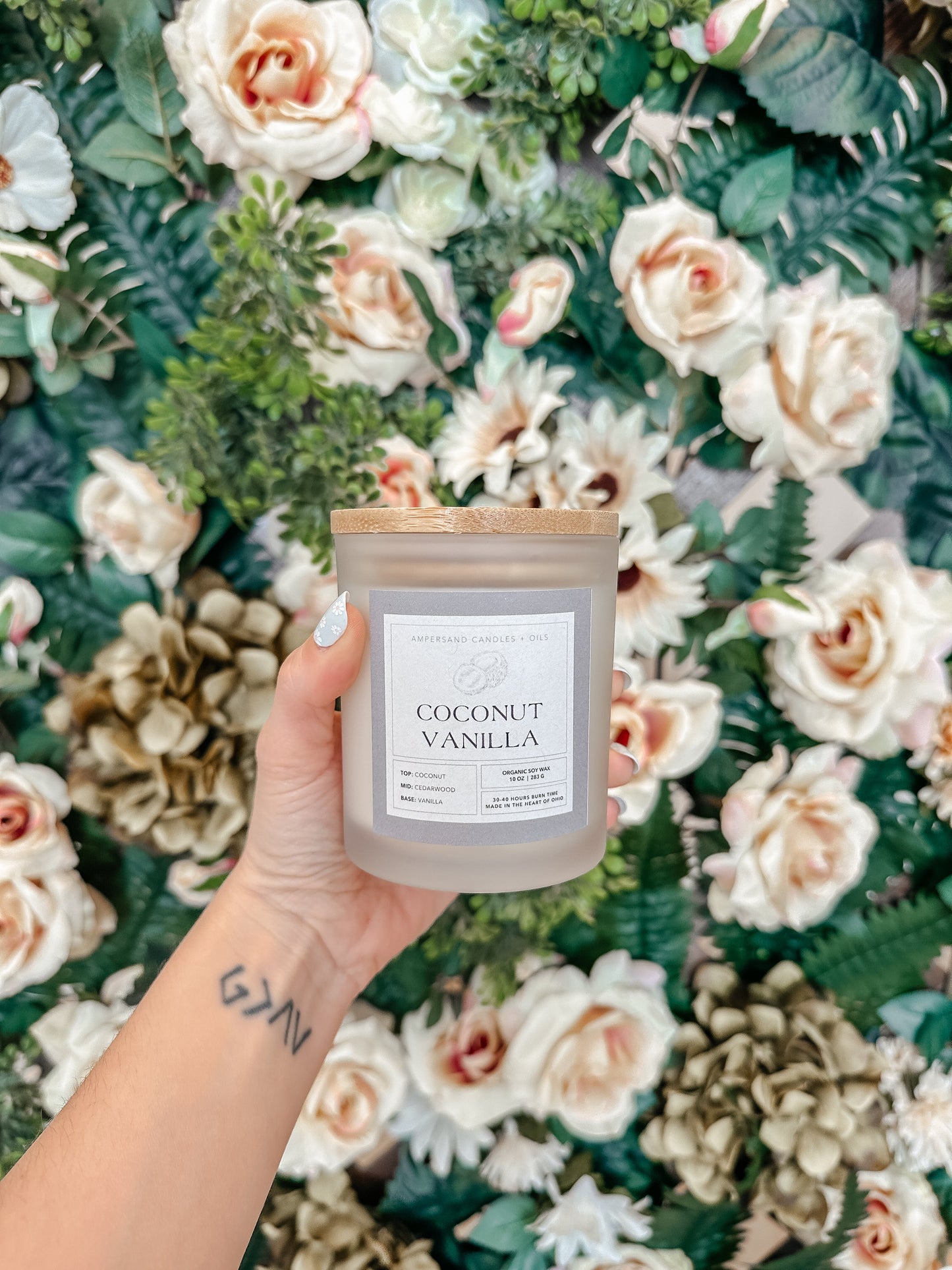 Coconut Vanilla Beeswax Candle