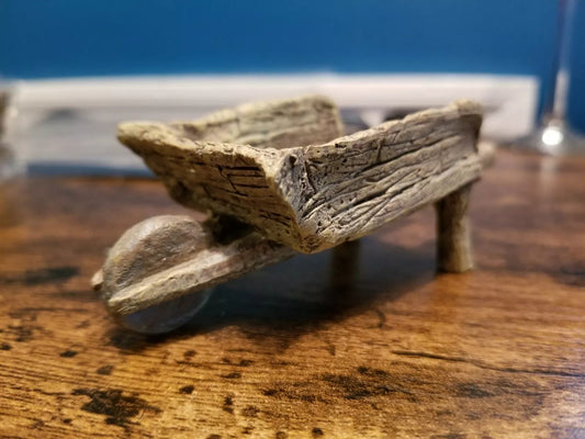 Fairy Garden or Dollhouse Wheelbarrow