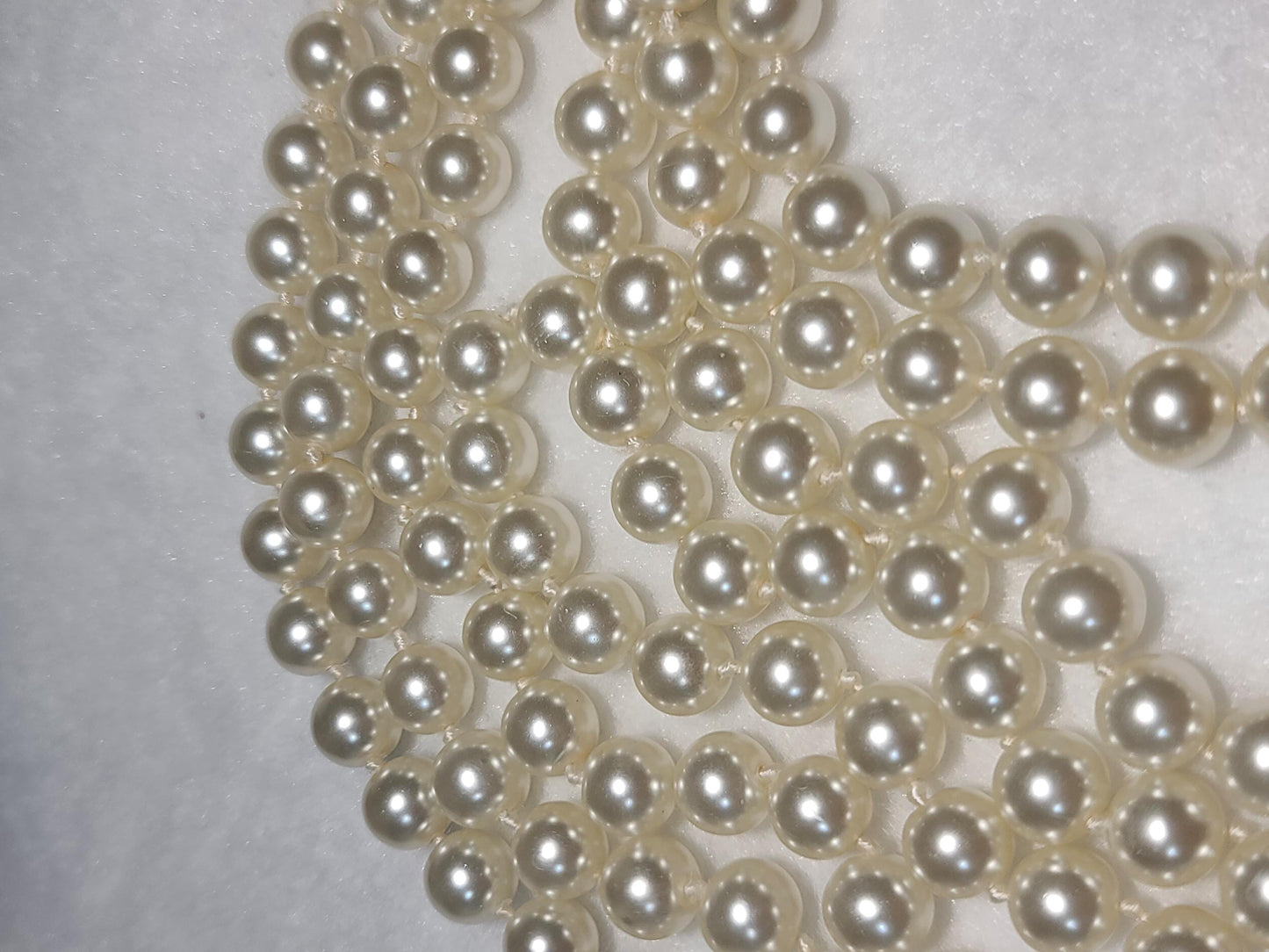 Premier Designs "Opening Night" Endless Faux Pearls Necklace