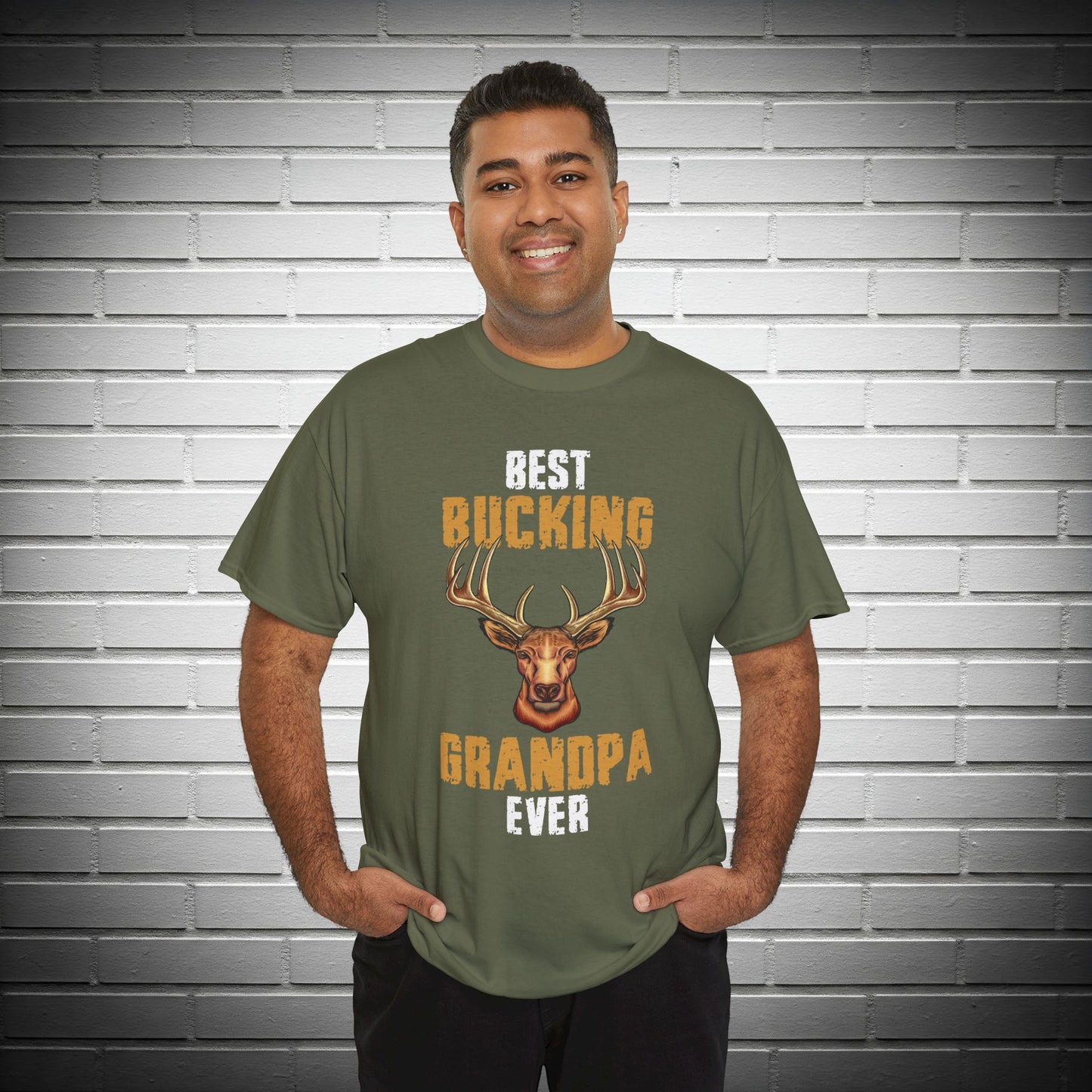 Best Bucking Grandpa Ever Hunting Lover's T-Shirt