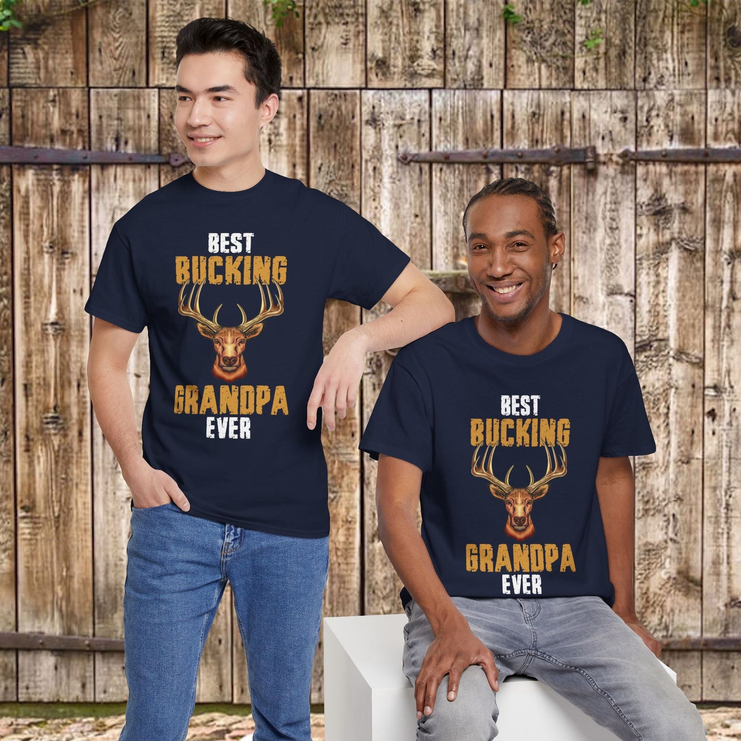 Best Bucking Grandpa Ever Hunting Lover's T-Shirt