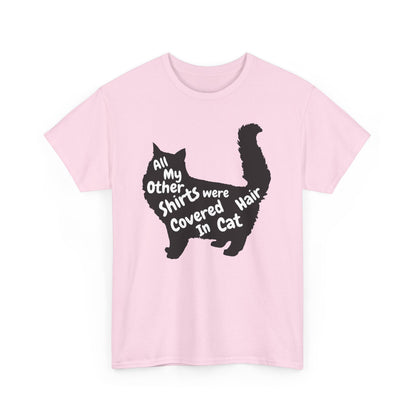 Cat Hair Lover Tee, Funny Cat Shirt, Unisex Graphic T-shirt, Cat Mom Gift