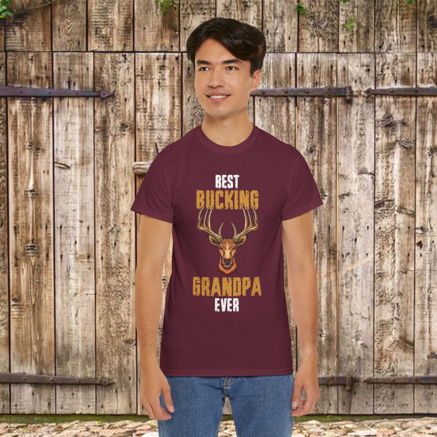 Best Bucking Grandpa Ever Hunting Lover's T-Shirt