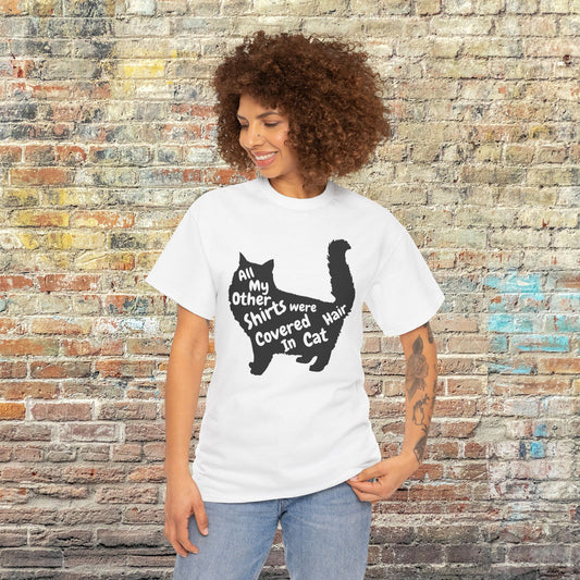 Cat Hair Lover Tee, Funny Cat Shirt, Unisex Graphic T-shirt, Cat Mom Gift