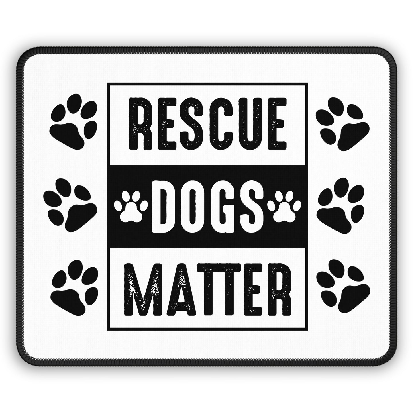 Rescue Dogs Matter Gaming Mouse Pad