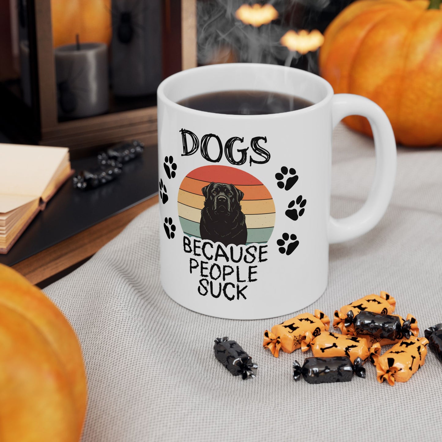 Dogs Because People Suck Coffee Mug (11 or 15 Oz)