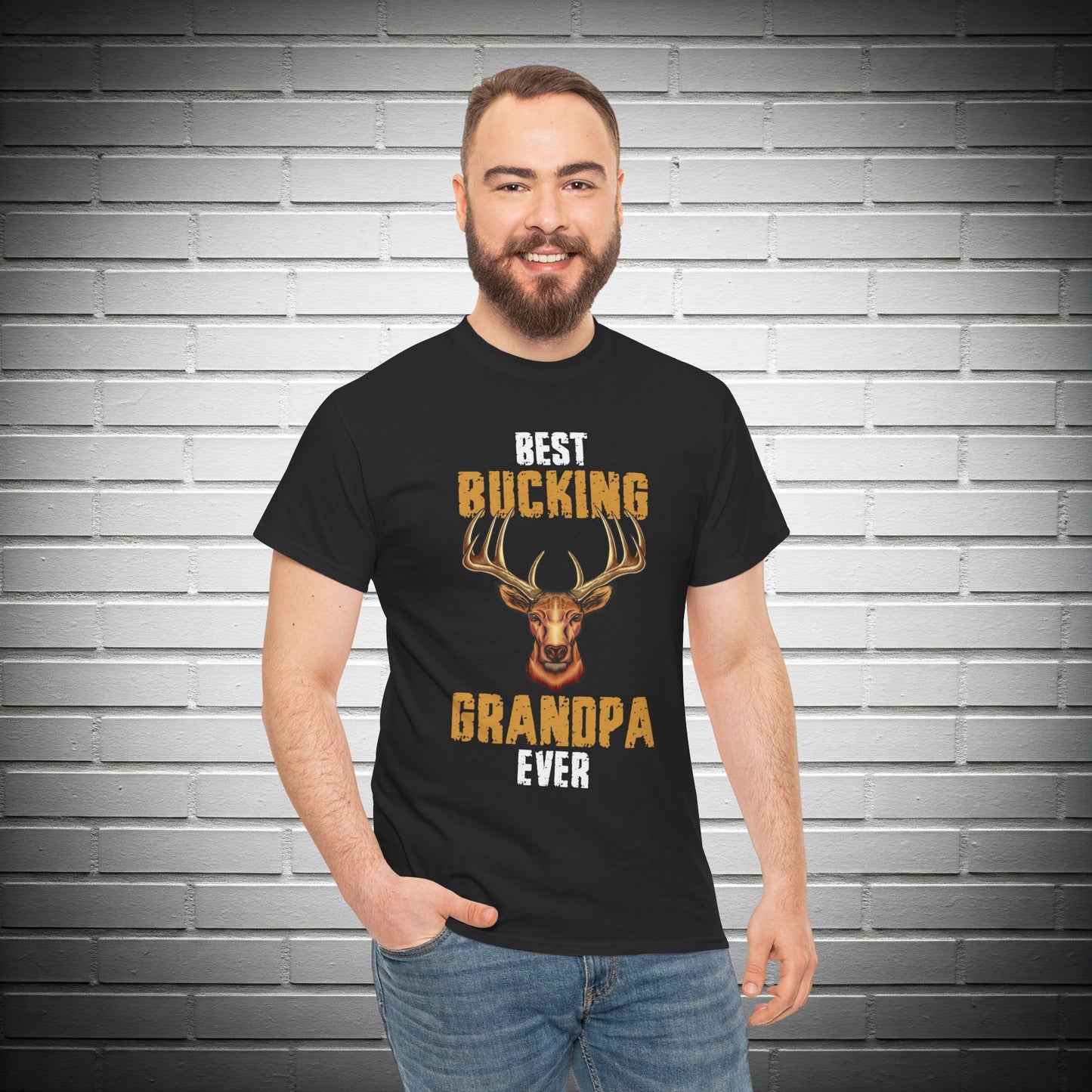 Best Bucking Grandpa Ever Hunting Lover's T-Shirt