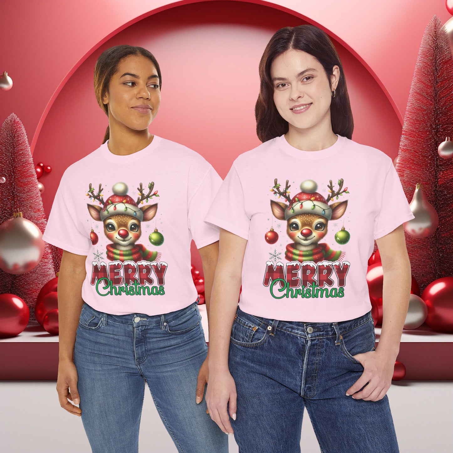 Merry Christmas Adorable Deer T-Shirt