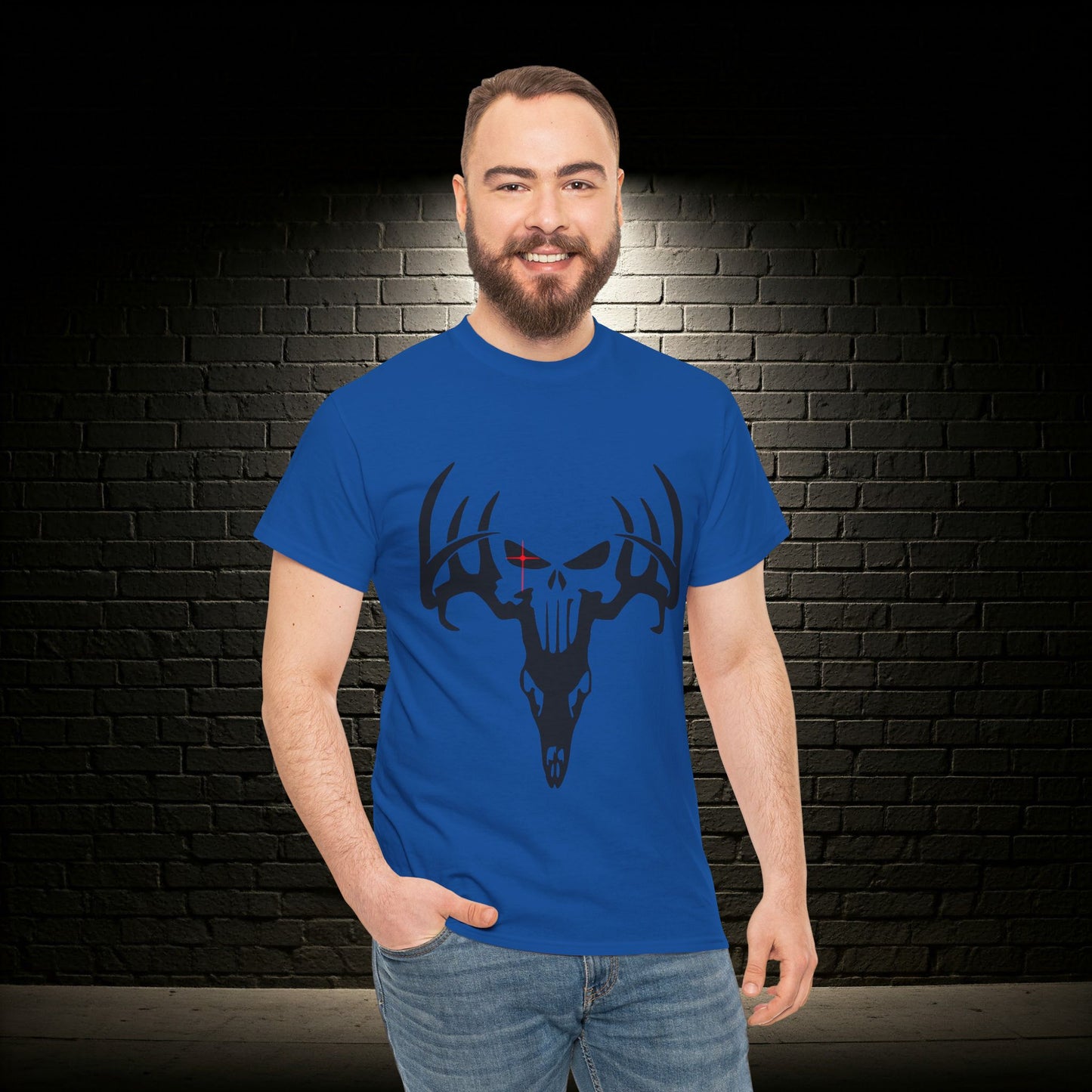 In the Crosshairs Punisher Deer Skull Hunting Lover's T-shirt