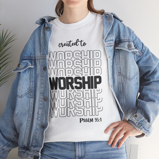 Created to Worship Short Sleeve T-Shirt