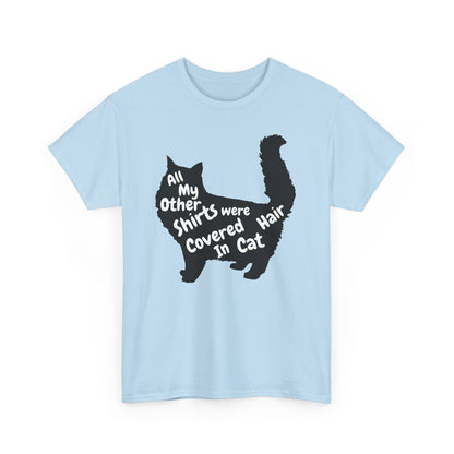 Cat Hair Lover Tee, Funny Cat Shirt, Unisex Graphic T-shirt, Cat Mom Gift