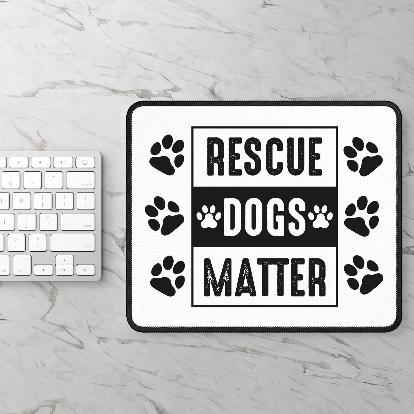 Rescue Dogs Matter Gaming Mouse Pad