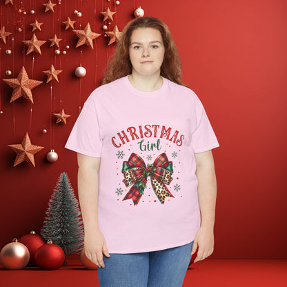 Christmas Girl Boho Vintage Inspired Holiday Tee