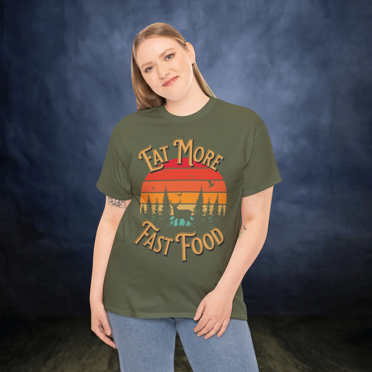 Eat More Fast Food Hunter's Unisex Tee