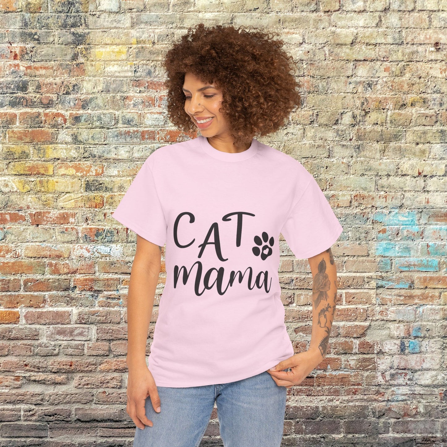 Cat Mama - Cat Lover Tee