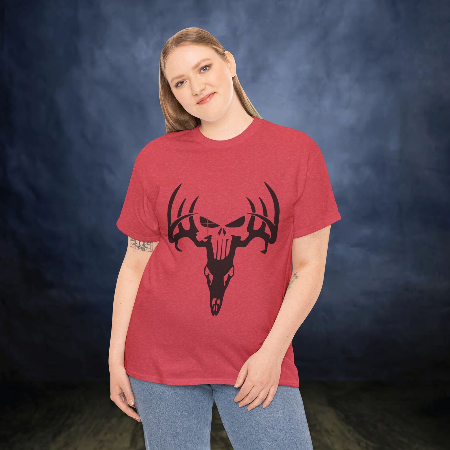 In the Crosshairs Punisher Deer Skull Hunting Lover's T-shirt