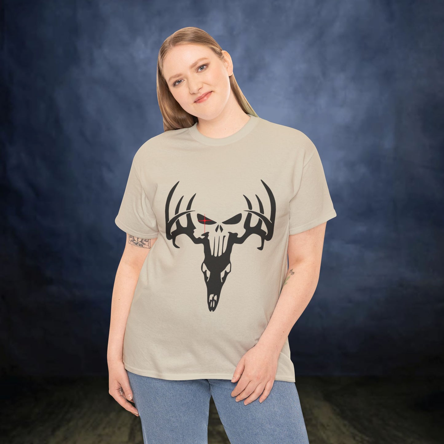 In the Crosshairs Punisher Deer Skull Hunting Lover's T-shirt