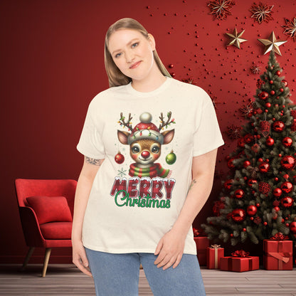 Merry Christmas Adorable Deer T-Shirt