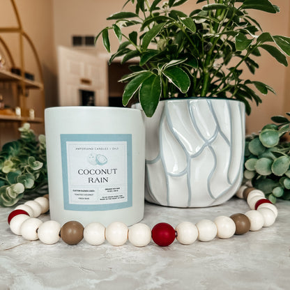 Coconut Rain Beeswax Candle