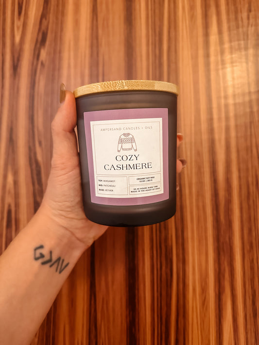Cozy Cashmere Beeswax Candle