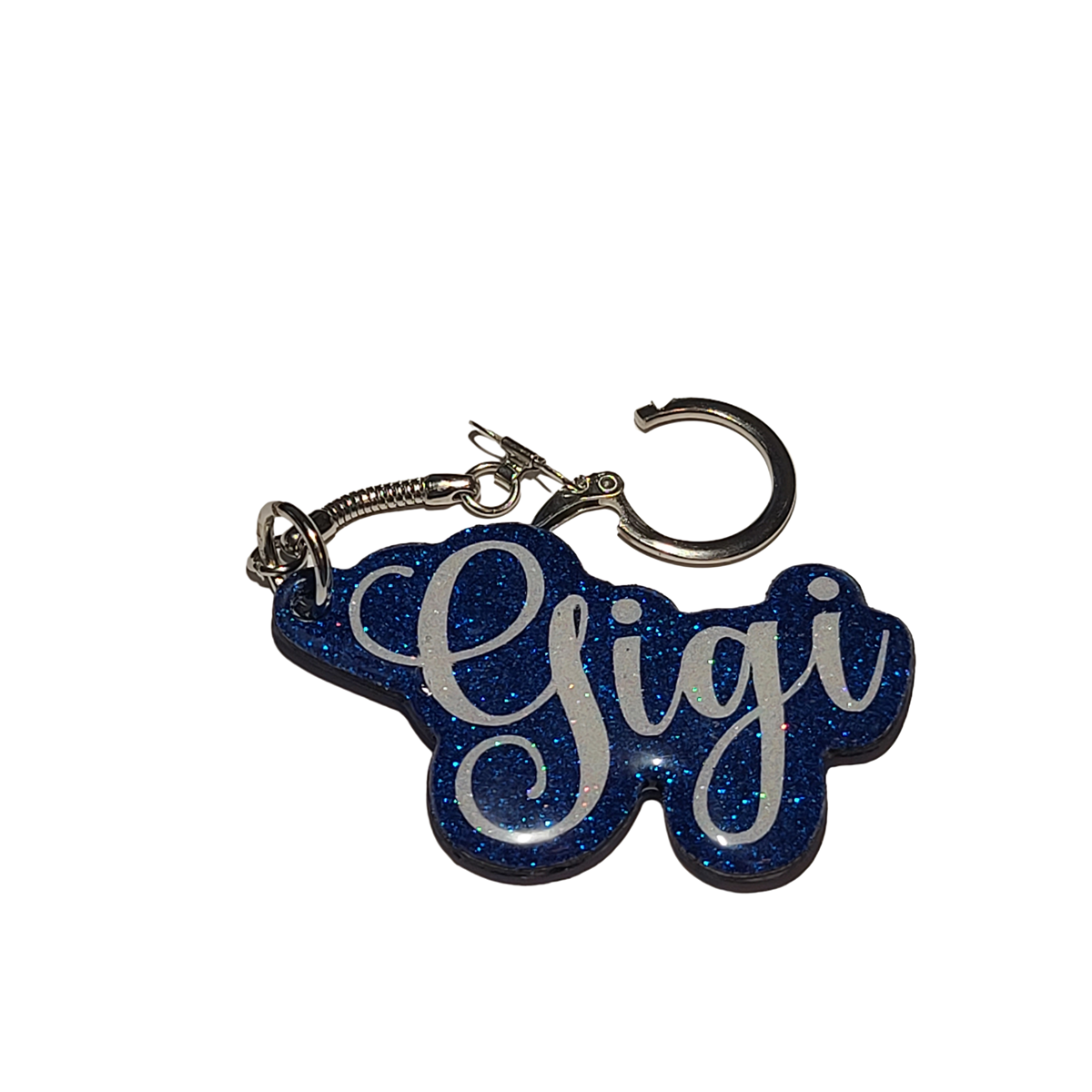 Handmade Wooden Laser-Cut Gigi Keychain