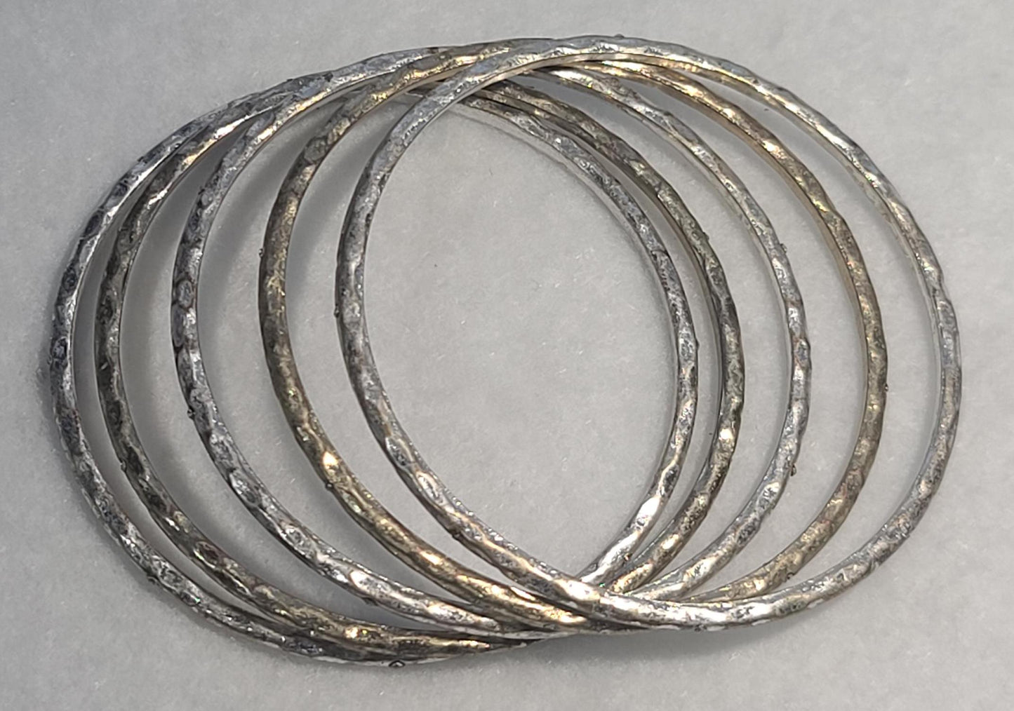 Vintage Premier Designs "Twinkle" 5-Piece Bangle Bracelet Set